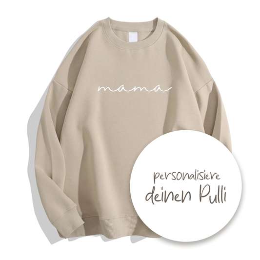 Personalisiere deinen Oversized Sweater | Mokka