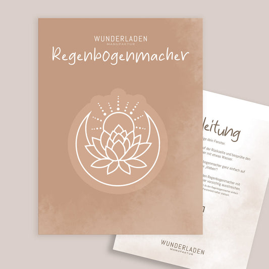 Regenbogenmacher | Suncatcher Sticker | MINDFUL