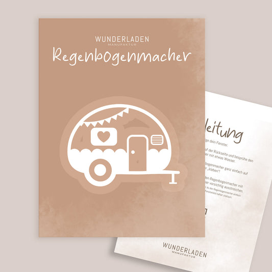 Regenbogenmacher | Suncatcher Sticker | WOHNWAGEN