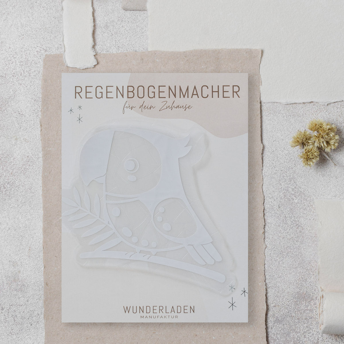 Regenbogenmacher | Suncatcher Sticker | PAPAPGEI