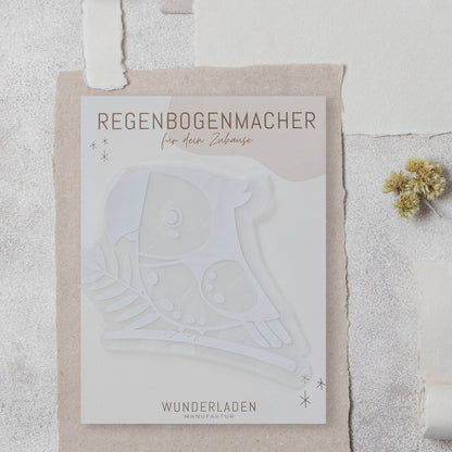 Regenbogenmacher | Suncatcher Sticker | PAPAPGEI
