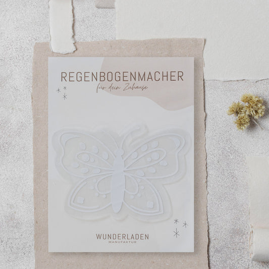 Regenbogenmacher | Suncatcher Sticker | SCHMETTERLING