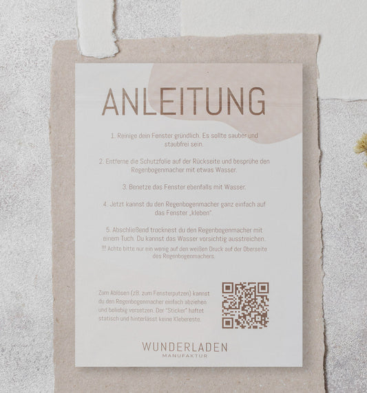 Regenbogenmacher | Suncatcher Sticker | VOGELBEERE