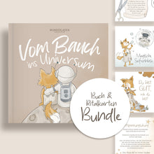 Lade das Bild in den Galerie-Viewer, &quot;Vom Bauch ins Universum&quot; Bundle | Buch + Ritualkarten Set
